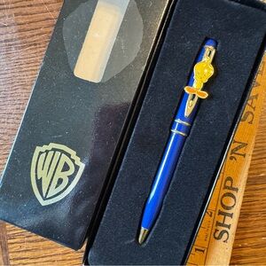 NOS Vintage 1998 Tweety Bird Blue Ballpoint Pen Looney Tunes Warner Bros NEW